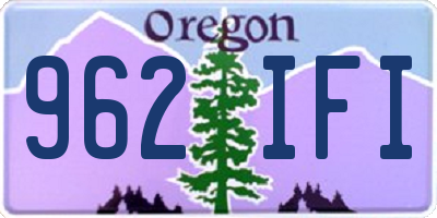 OR license plate 962IFI