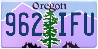 OR license plate 962IFU