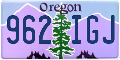OR license plate 962IGJ