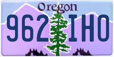 OR license plate 962IHO