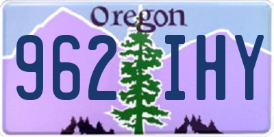 OR license plate 962IHY