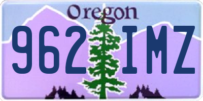 OR license plate 962IMZ