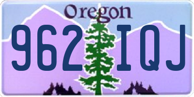 OR license plate 962IQJ