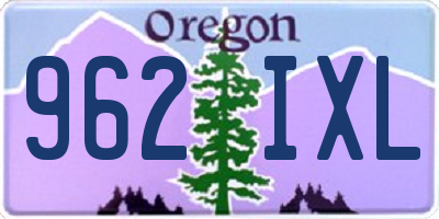 OR license plate 962IXL