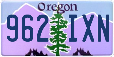OR license plate 962IXN
