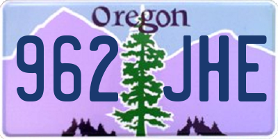OR license plate 962JHE