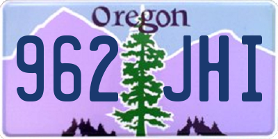 OR license plate 962JHI