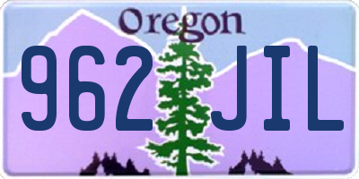 OR license plate 962JIL
