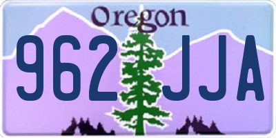 OR license plate 962JJA