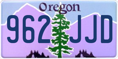 OR license plate 962JJD