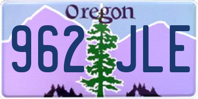 OR license plate 962JLE