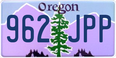 OR license plate 962JPP