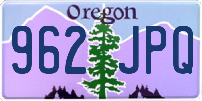 OR license plate 962JPQ