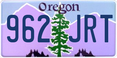 OR license plate 962JRT