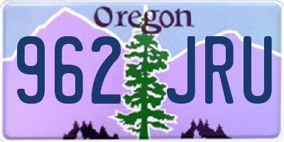 OR license plate 962JRU