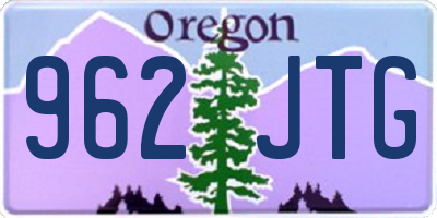 OR license plate 962JTG