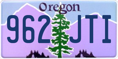 OR license plate 962JTI