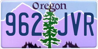 OR license plate 962JVR