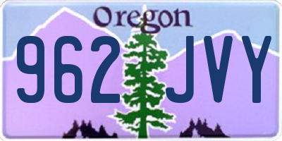 OR license plate 962JVY