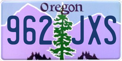 OR license plate 962JXS