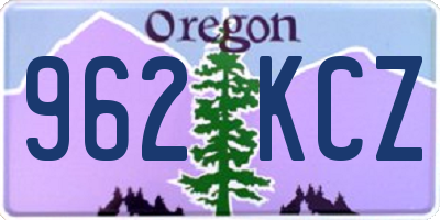 OR license plate 962KCZ