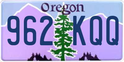 OR license plate 962KQQ