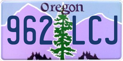 OR license plate 962LCJ