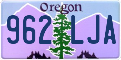 OR license plate 962LJA