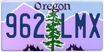 OR license plate 962LMX