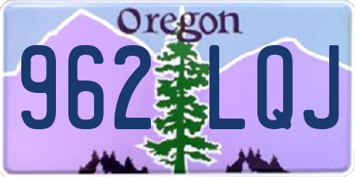OR license plate 962LQJ