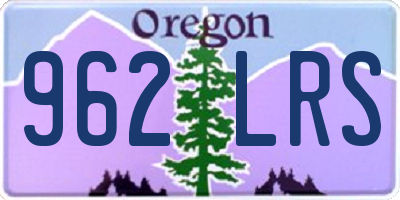 OR license plate 962LRS
