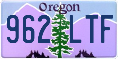 OR license plate 962LTF
