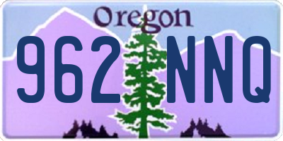OR license plate 962NNQ