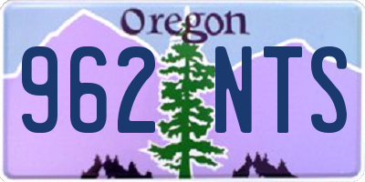 OR license plate 962NTS