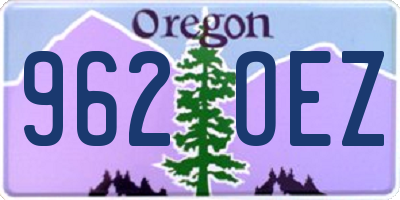 OR license plate 962OEZ