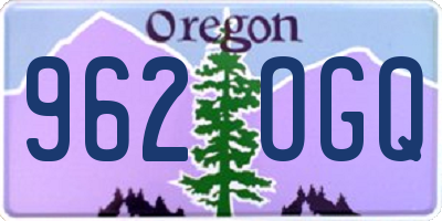 OR license plate 962OGQ