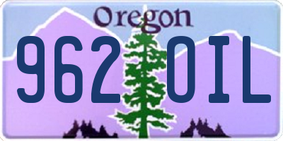 OR license plate 962OIL