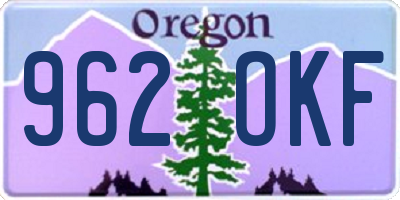 OR license plate 962OKF