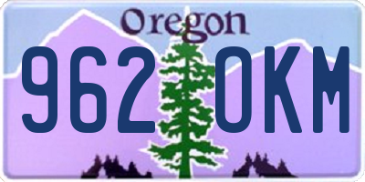 OR license plate 962OKM