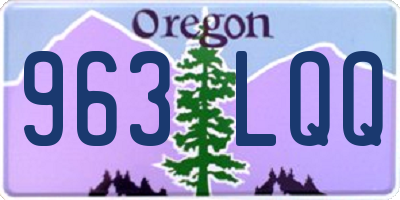 OR license plate 963LQQ