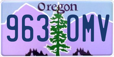 OR license plate 963OMV