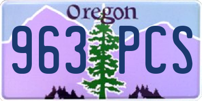 OR license plate 963PCS