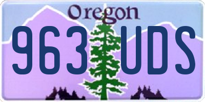 OR license plate 963UDS