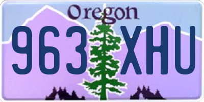 OR license plate 963XHU