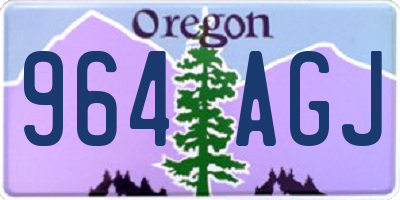 OR license plate 964AGJ