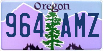 OR license plate 964AMZ