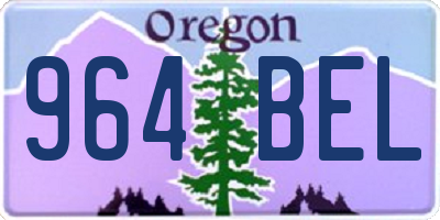 OR license plate 964BEL