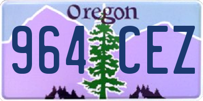 OR license plate 964CEZ