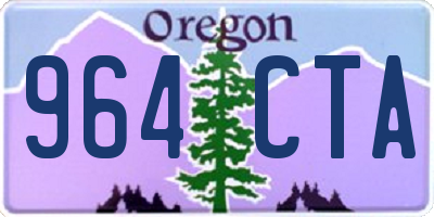 OR license plate 964CTA