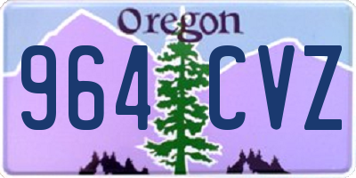 OR license plate 964CVZ